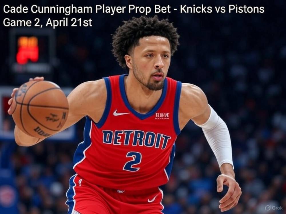 Cade Cunningham Player Prop Bet - Knicks vs Pistons Game 2, 4/21