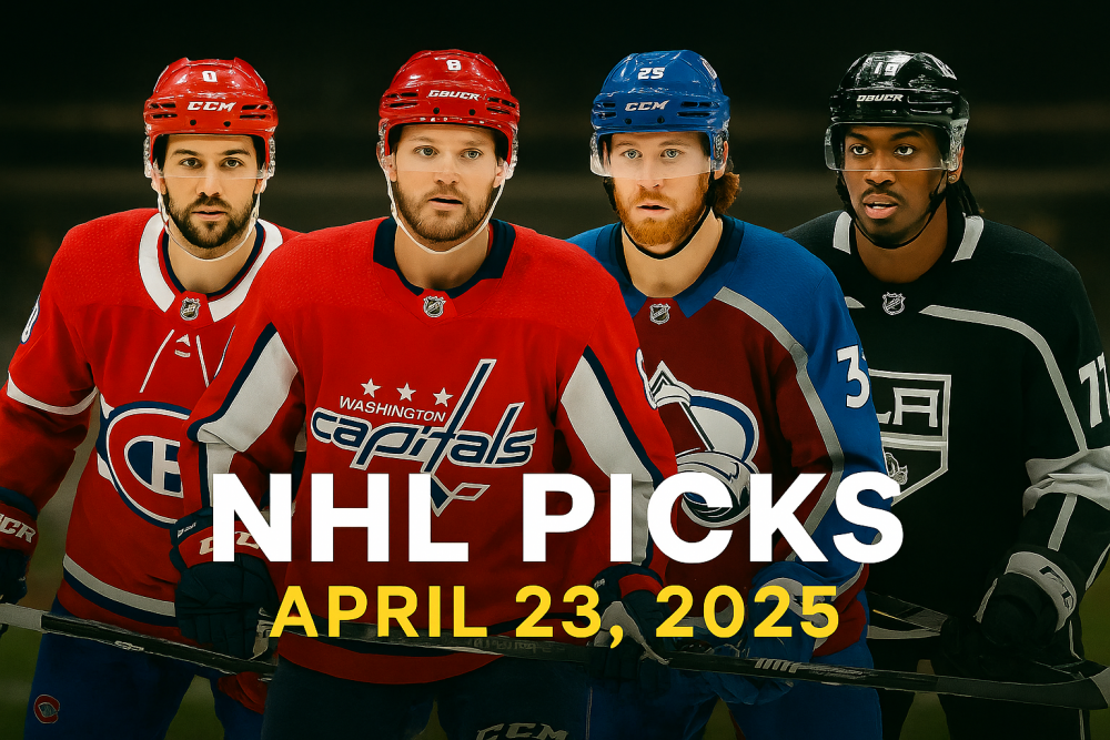 NHL Playoff Picks April 23: Capitals, Avalanche & Oilers