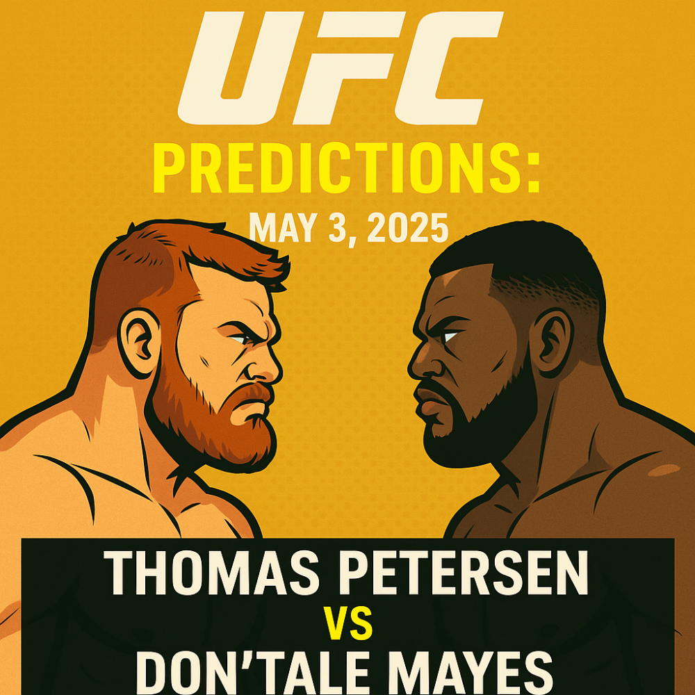 UFC Predictions: Petersen vs Mayes, May 3rd, 2025