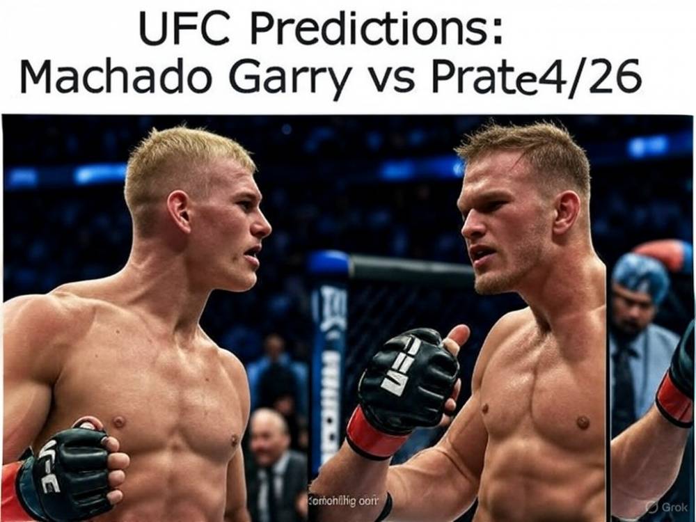 UFC Predictions: Machado Garry vs Prates 4/26