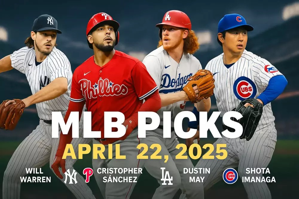 MLB Picks April 22, 2025: Best Bets & Player Props Today