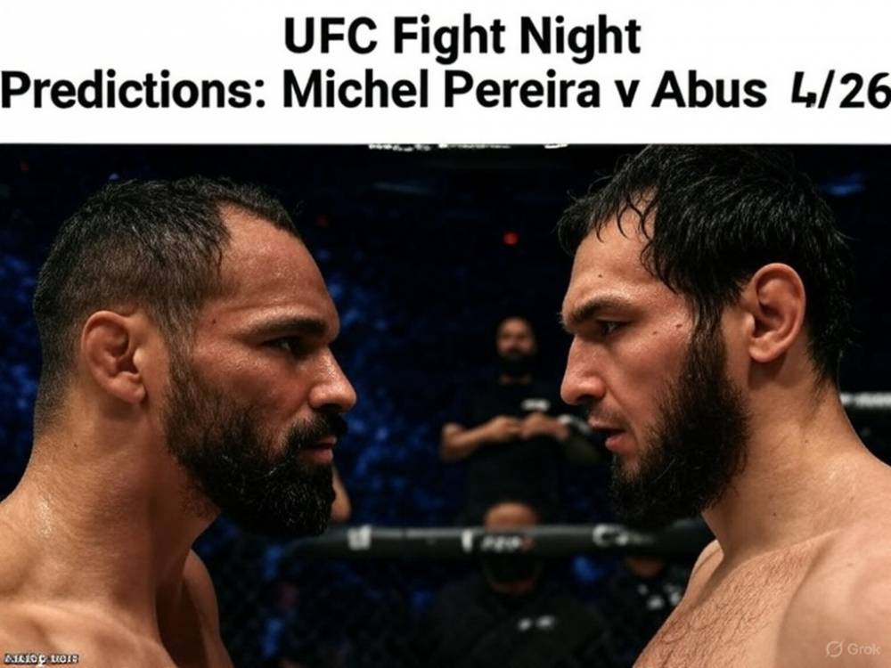 UFC Fight Night Predictions: Michel Pereira vs Abus Magomedov 4/26