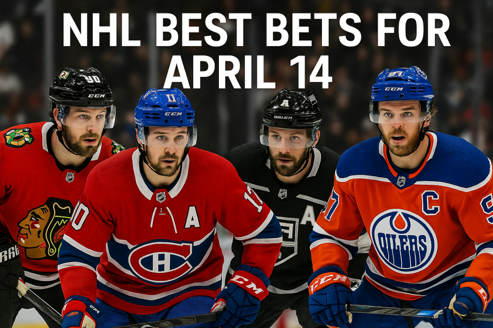 NHL Predictions & Best Bets for April 14, 2025 – Game Picks, Props & Parlay
