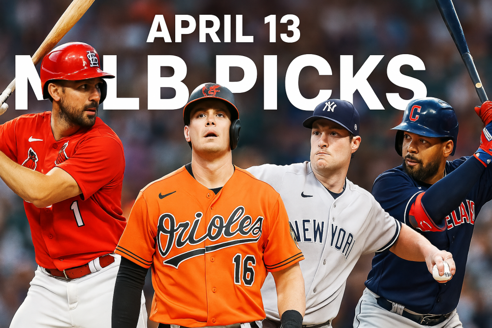 MLB Predictions April 13, 2025 – Expert Picks & Best Bets for Today’s 15 Games
