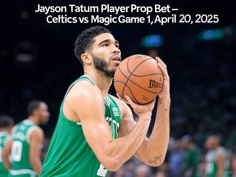 Jayson Tatum Player Prop Bet – Celtics vs Magic Game 1, April 20, 2025
