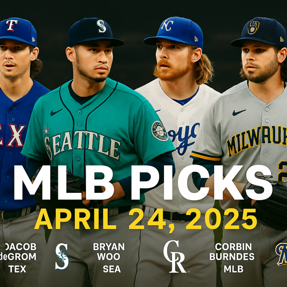 MLB Picks April 24, 2025: Best Bets, Predictions & Props
