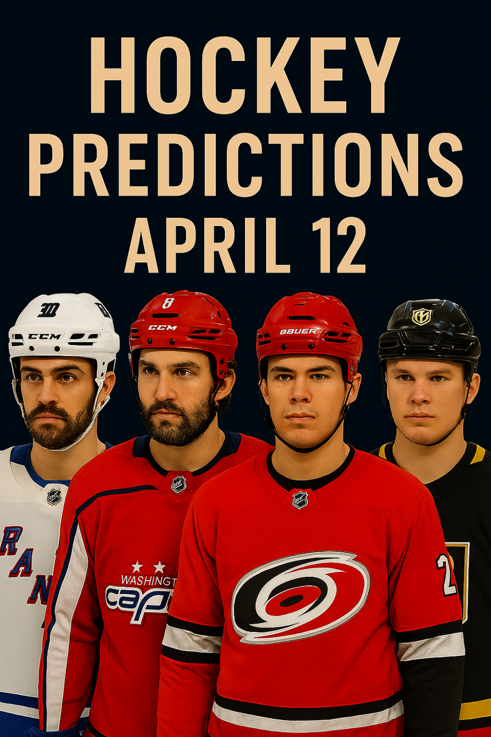 NHL Picks & Predictions April 12, 2025 – Expert Betting Preview for Every Game