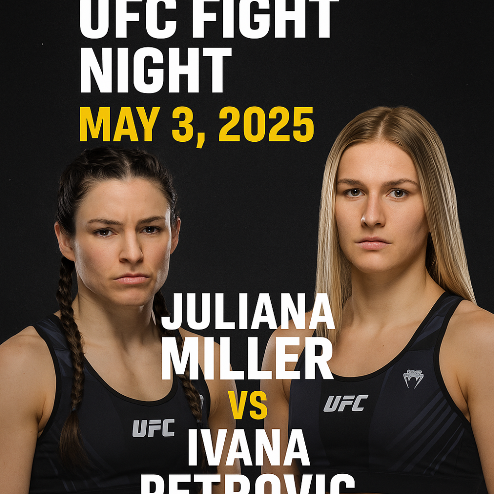 UFC Fight Night Predictions: Juliana Miller vs Ivana Petrovic, May 3rd, 2025