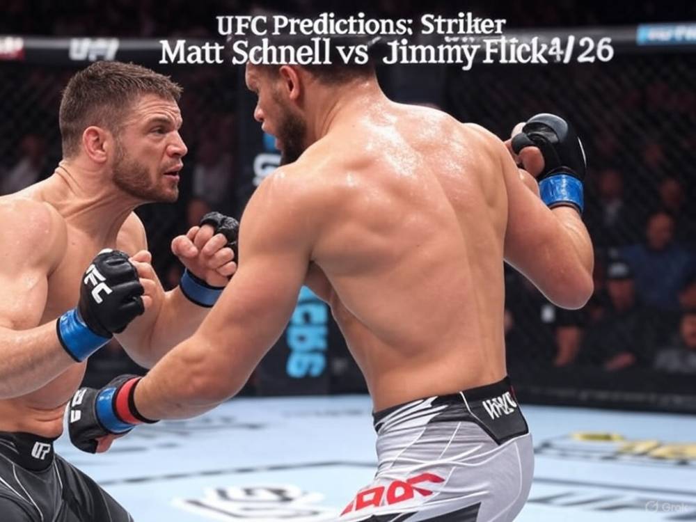 UFC Predictions: Striker Matt Schnell vs Jimmy Flick 4/26