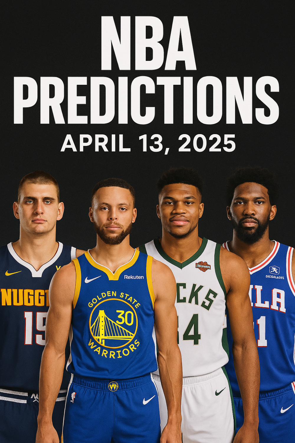 NBA Best Bets & Predictions April 13, 2025 – Full Game Previews & Expert Picks
