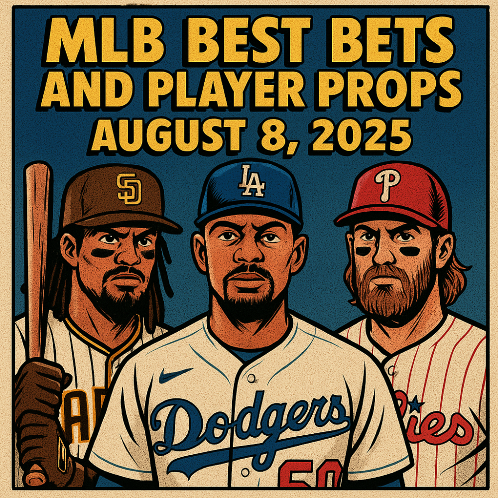 MLB Best Bets and Player Props for August 8, 2025