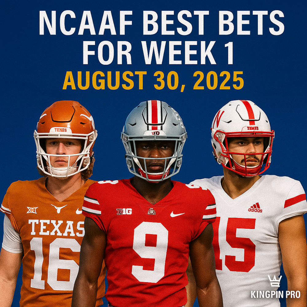 NCAAF Best Bets for Week 1, August 30, 2025