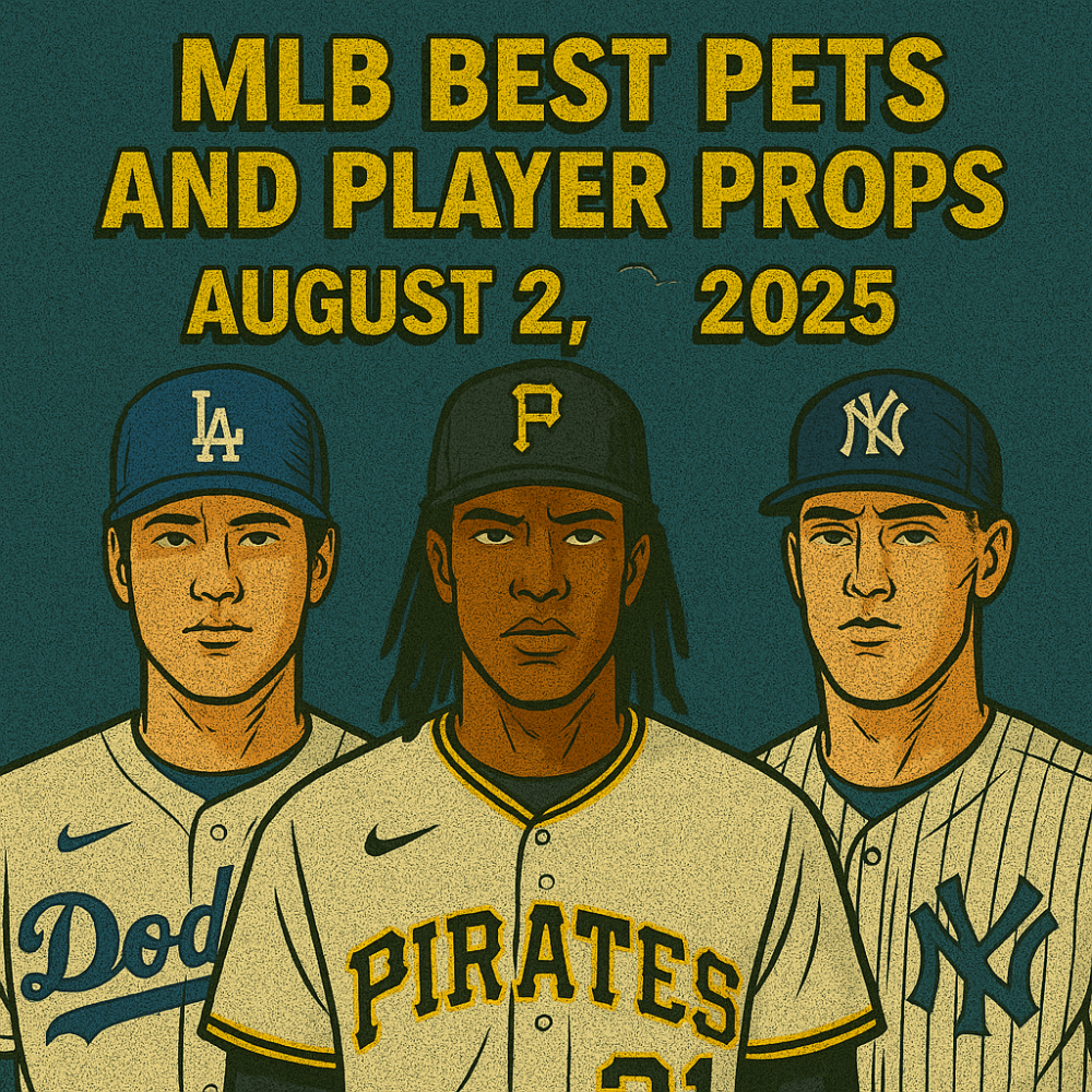 MLB Best Bets and Player Props for August 2, 2025