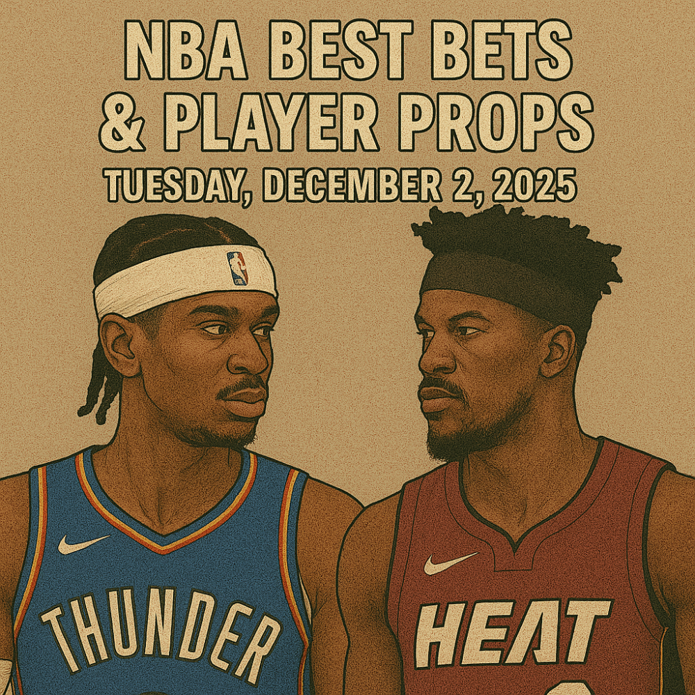 NBA Best Bets & Player Props for Tuesday, December 2, 2025