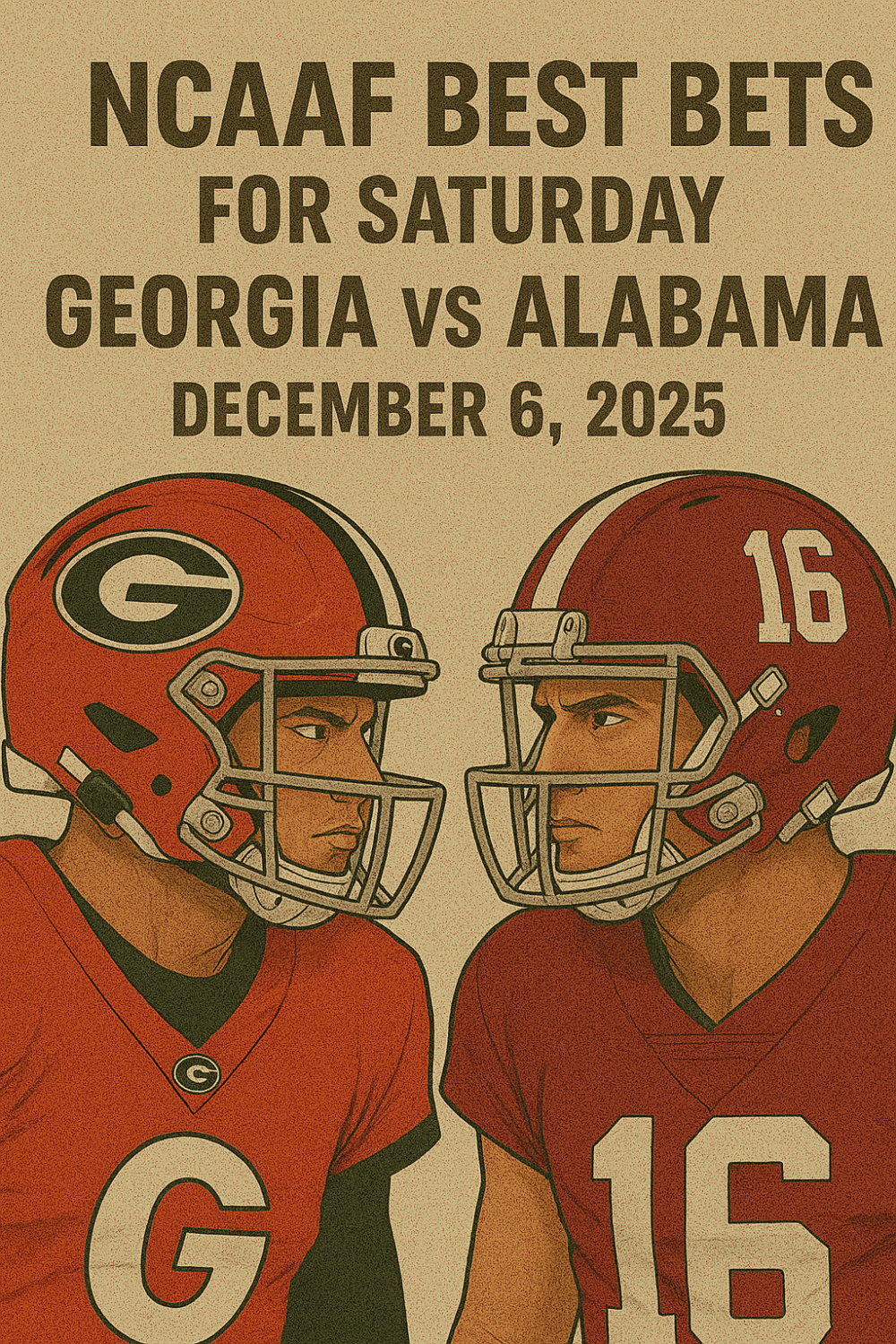 NCAAF Best Bets for Saturday, December 6, 2025