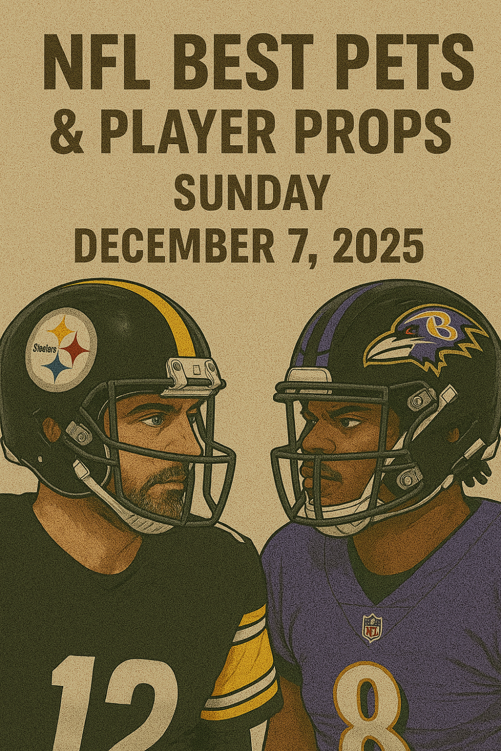 NFL Best Bets & Player Props Sunday, December 7, 2025