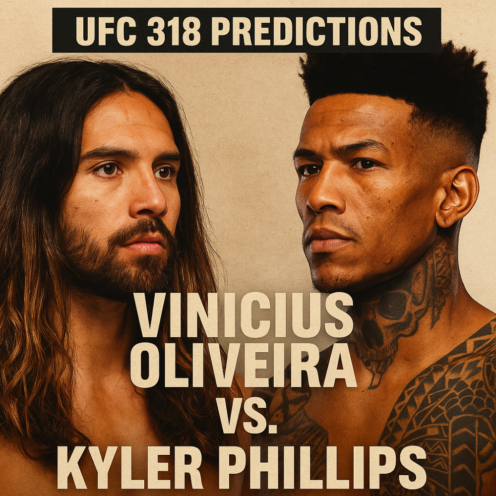 UFC 318 Predictions: Vinicius Oliveira vs. Kyler Phillips, July 19, 2025