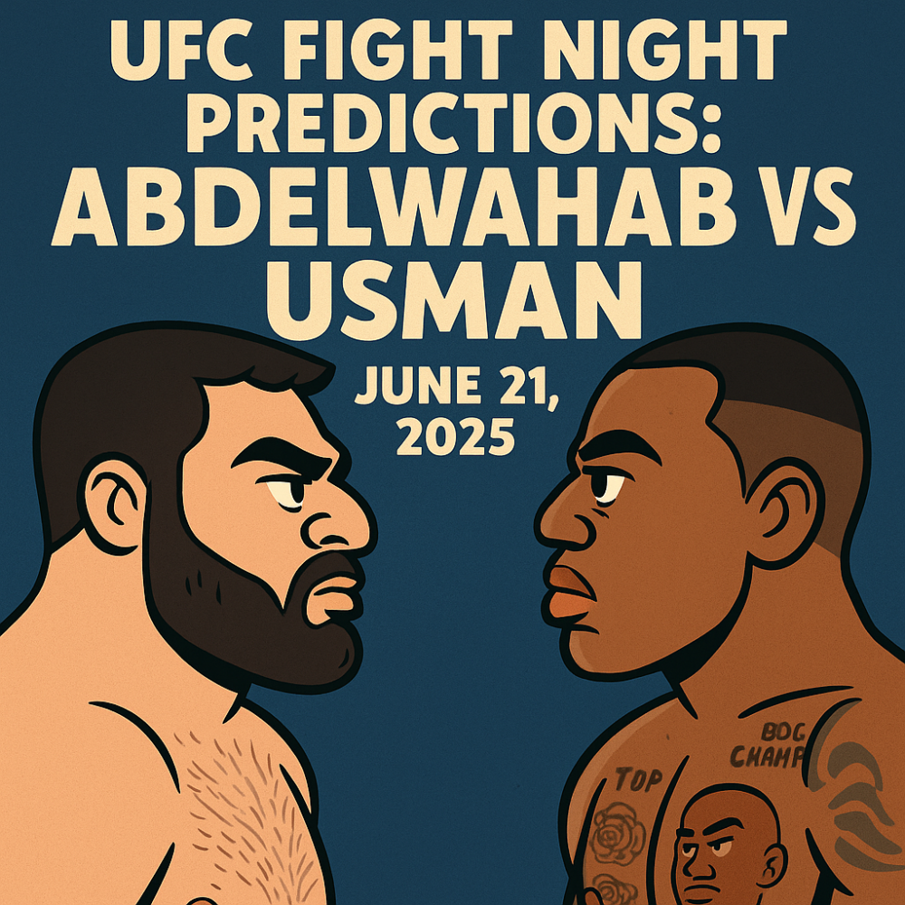 UFC Fight Night Predictions: Abdelwahab vs Usman, June 21, 2025