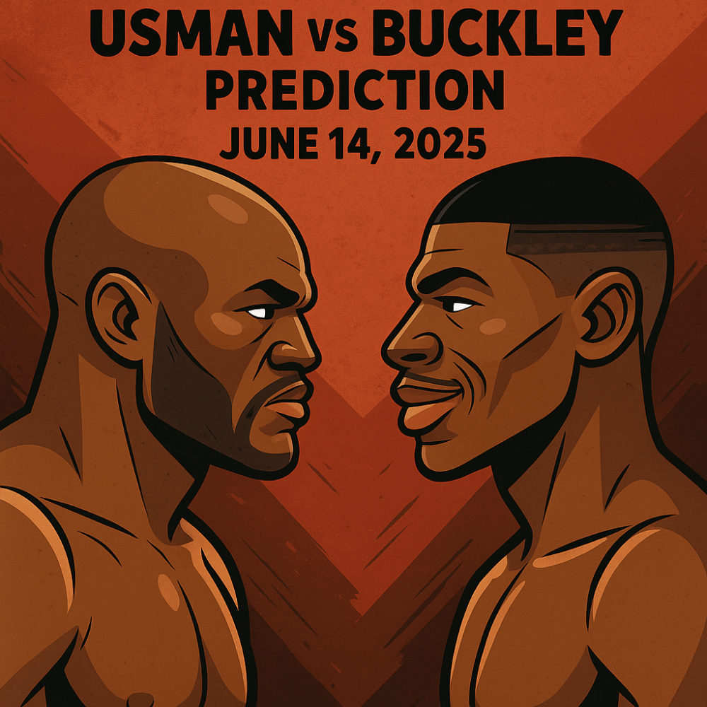 UFC Fight Night: Usman vs Buckley Prediction, June 14, 2025