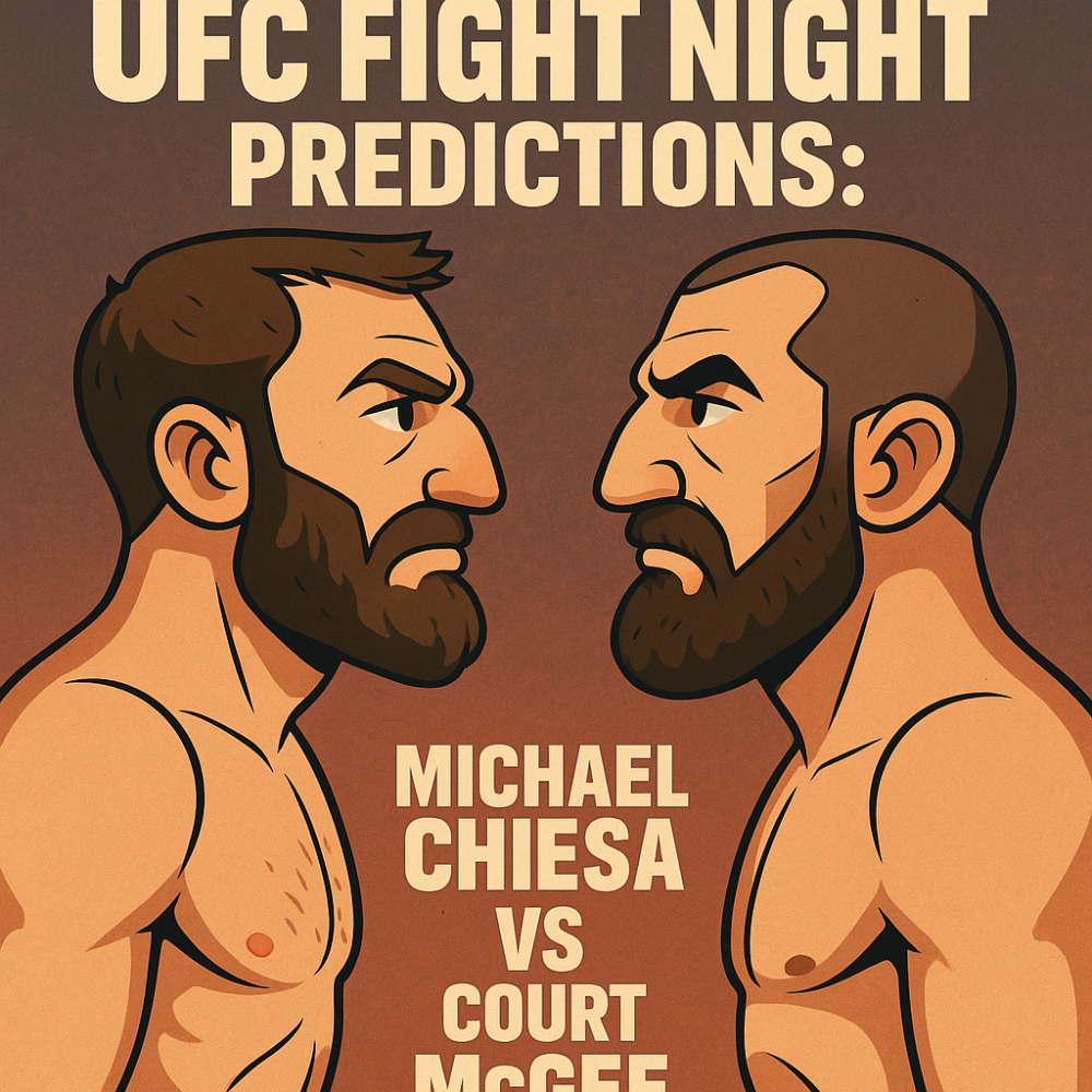 UFC Fight Night Predictions: Michael Chiesa vs Court McGee, June 14, 2025
