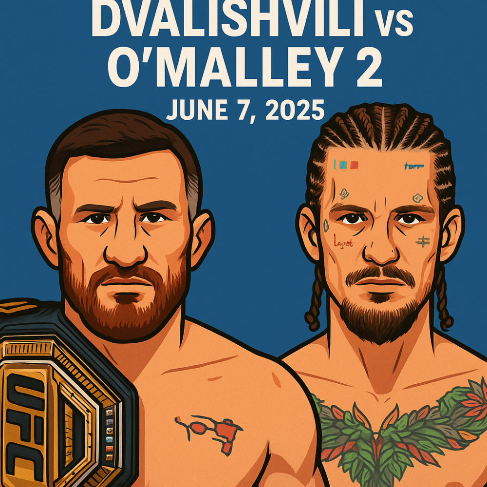 UFC 316 Predictions: Dvalishvili vs O'Malley 2, June 7, 2025
