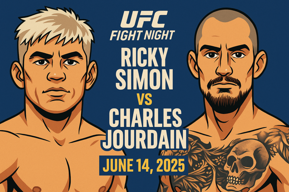 UFC Fight Night Predictions: Ricky Simon vs Charles Jourdain, June 14, 2025