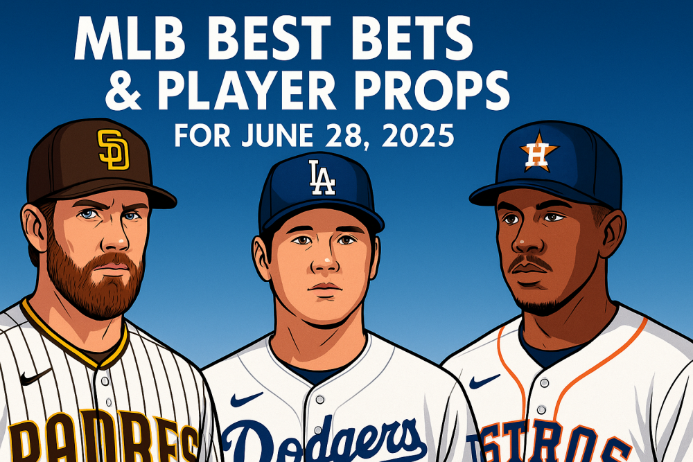 MLB Best Bets & Player Props for June 28, 2025