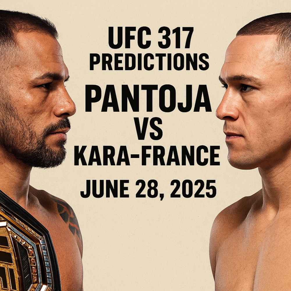 UFC 317 Predictions: Pantoja vs Kara-France, June 28, 2025