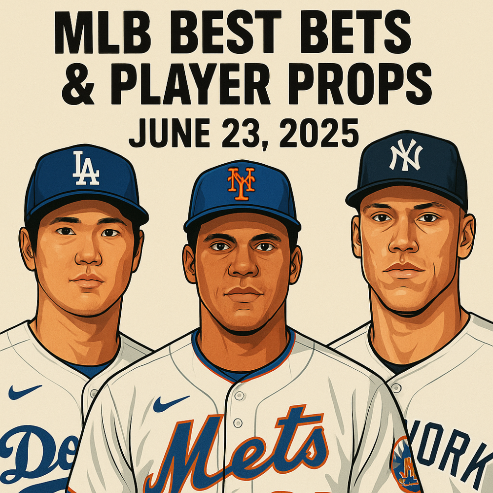 MLB Best Bets & Player Props for June 23, 2025