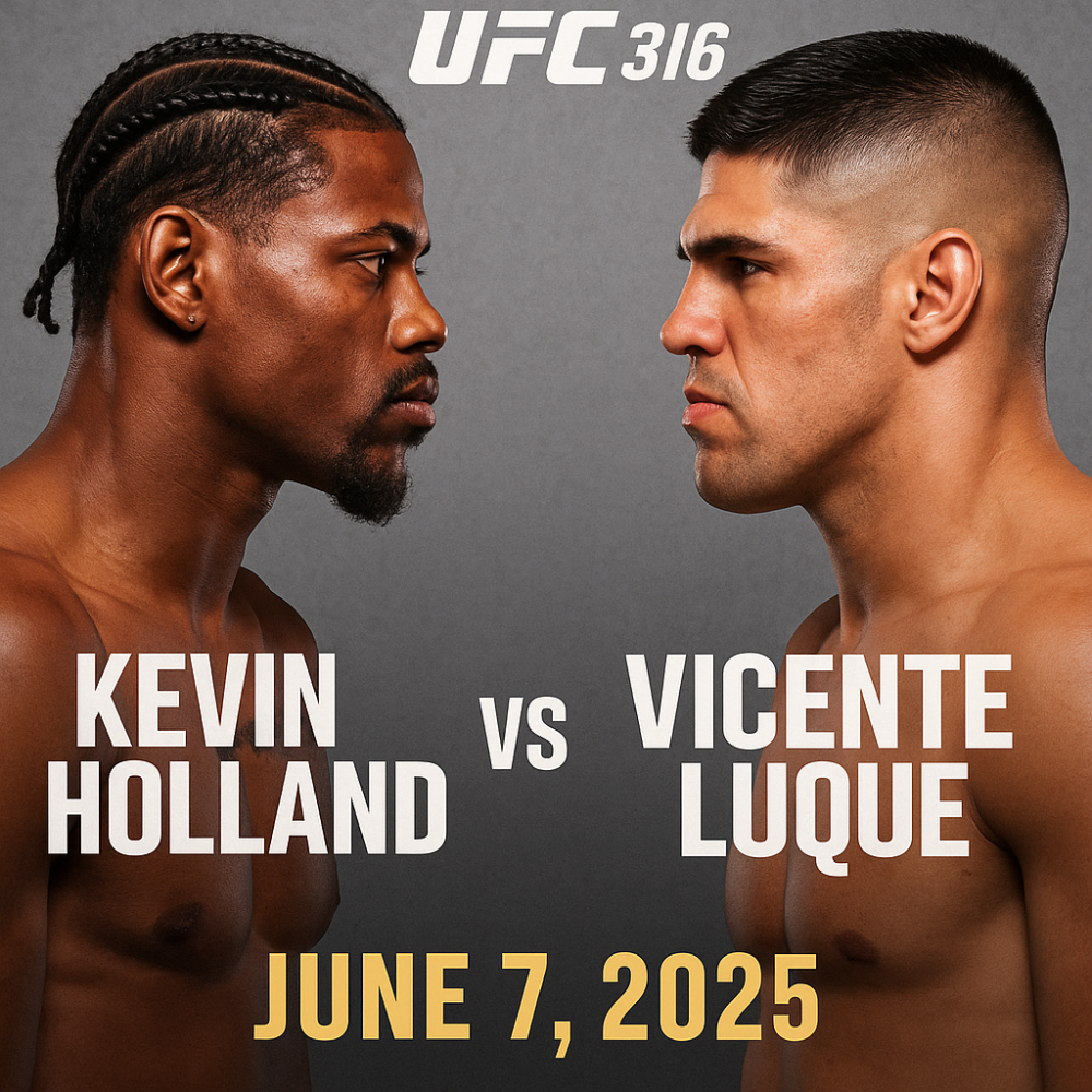 UFC 316 Predictions: Kevin Holland vs Vicente Luque, June 7, 2025