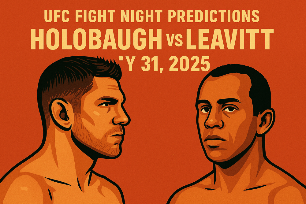 UFC Fight Night Predictions: Holobaugh vs Leavitt, May 31, 2025