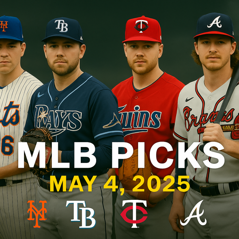 MLB Picks May 4, 2025 – Kingpin AI Predictions & Best Bets for All 16 Games