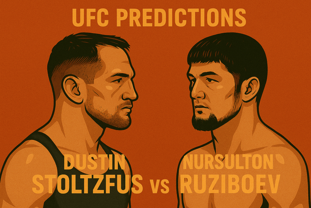 UFC Predictions: Dustin Stoltzfus vs Nursulton Ruziboev, May 17, 2025