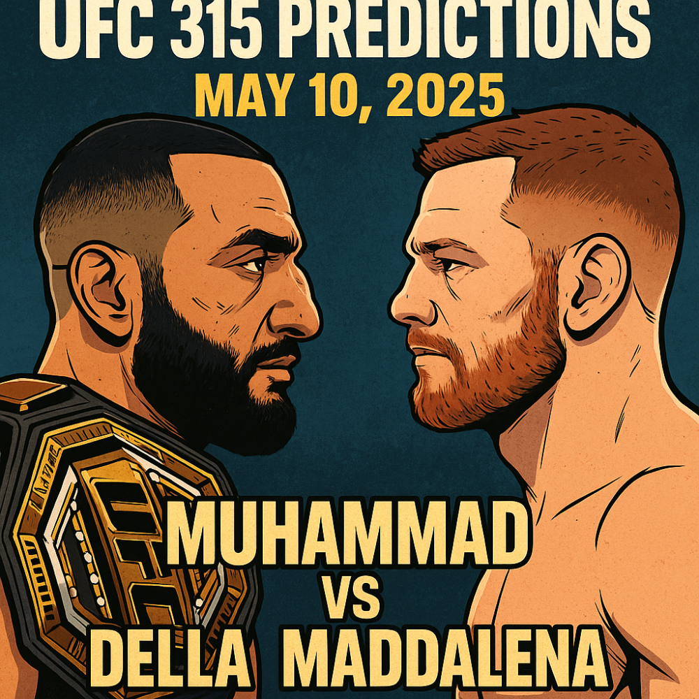 UFC 315 Predictions: Muhammad vs Della Maddalena, May 10, 2025