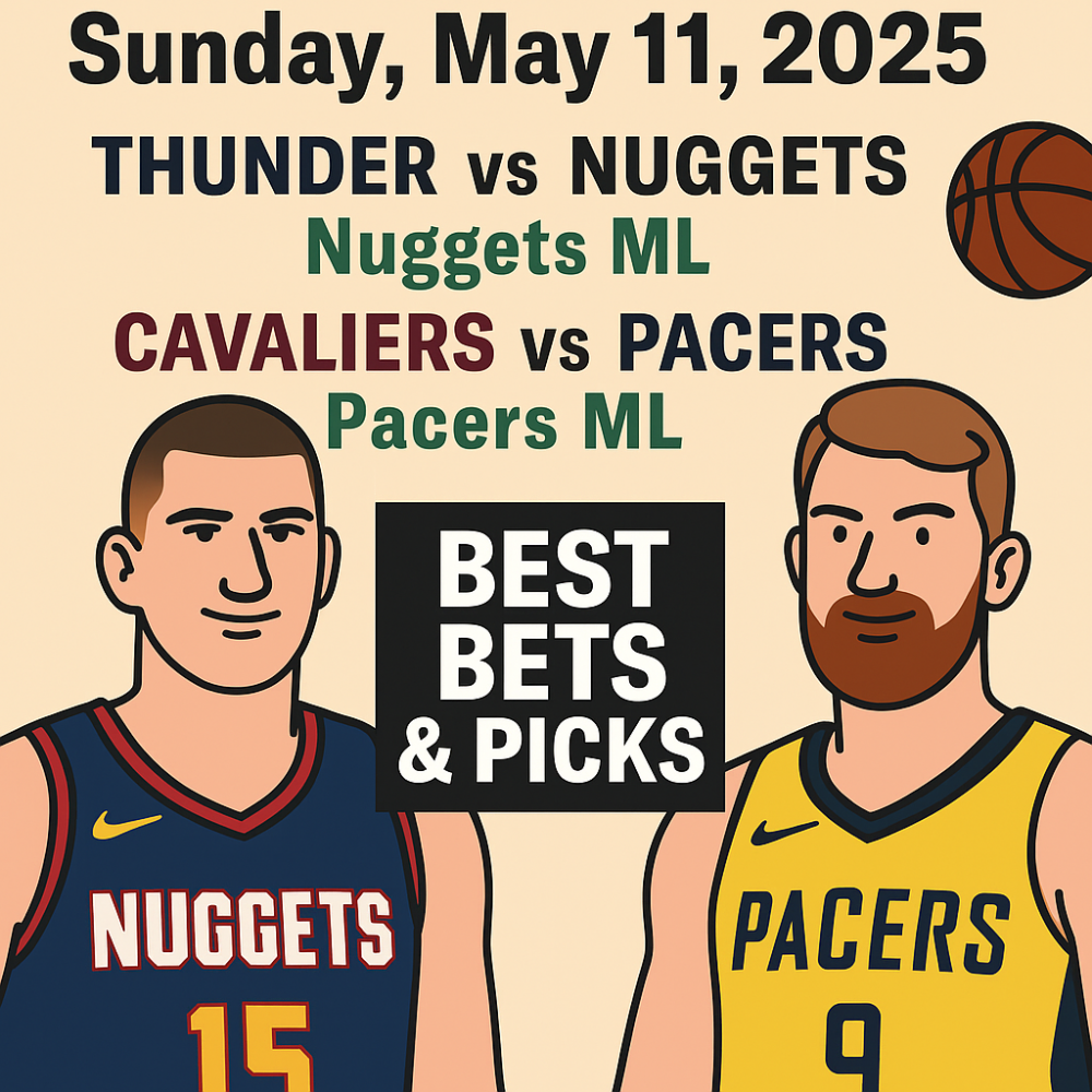 NBA Best Bets and Predictions for May 11, 2025 | Game Previews & Player Props