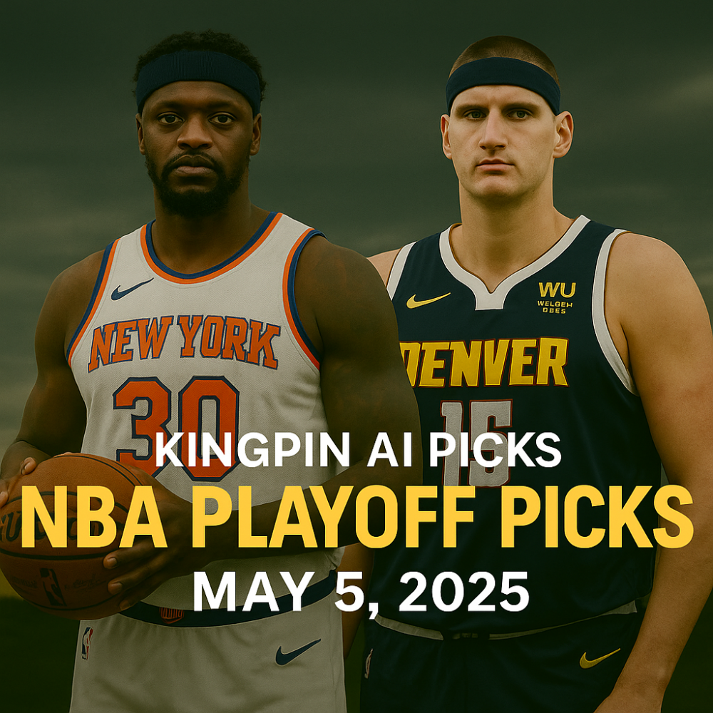 NBA Picks May 5, 2025 – Kingpin AI Predictions & Best Spread Bets