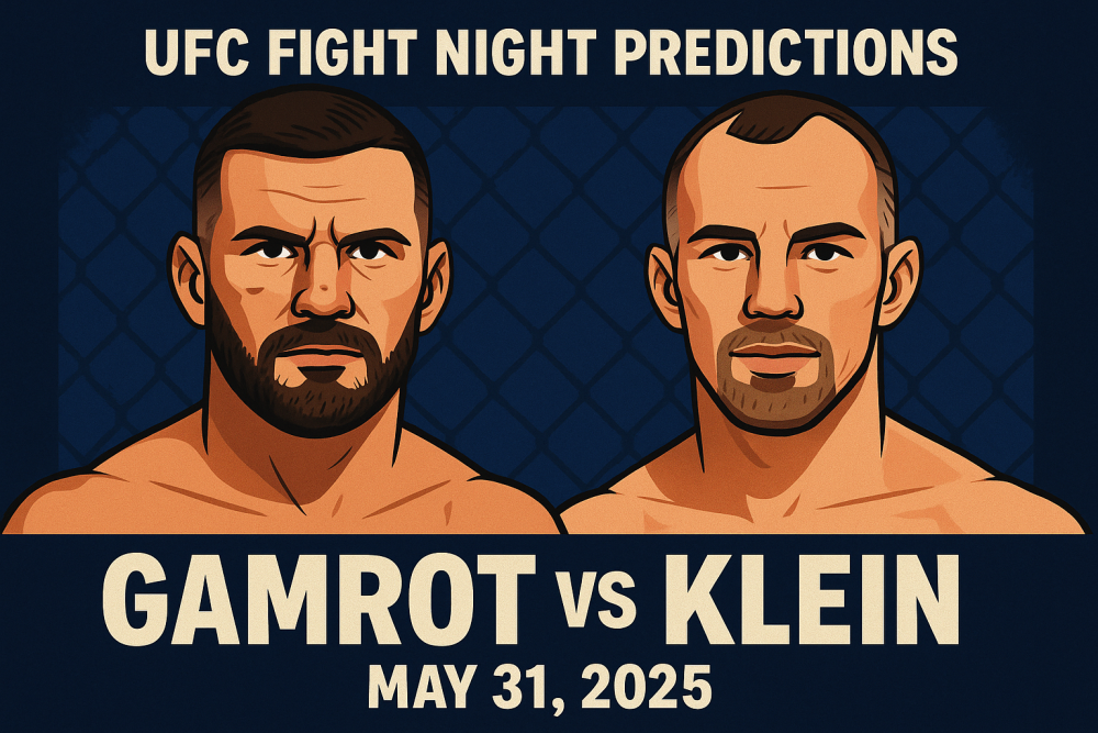 UFC Fight Night Predictions: Gamrot vs Klein, May 31, 2025