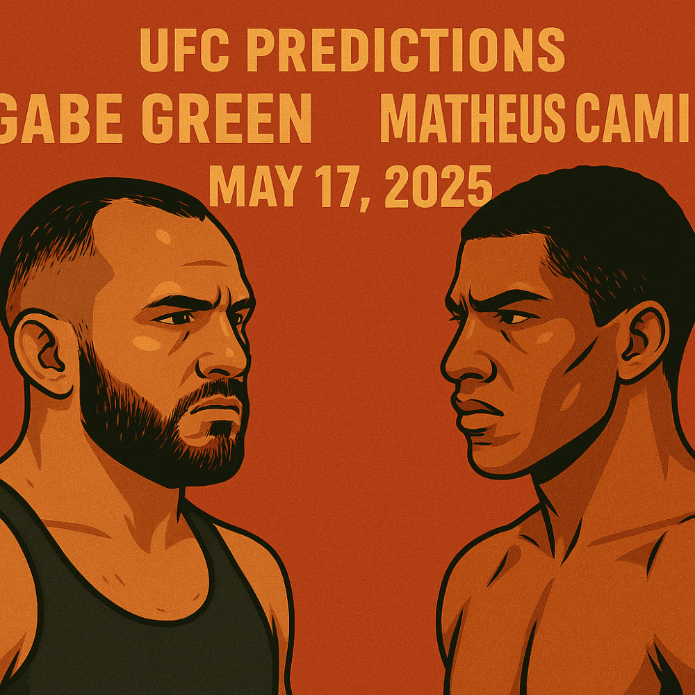 UFC Predictions: Gabe Green vs Matheus Camilo, May 17, 2025