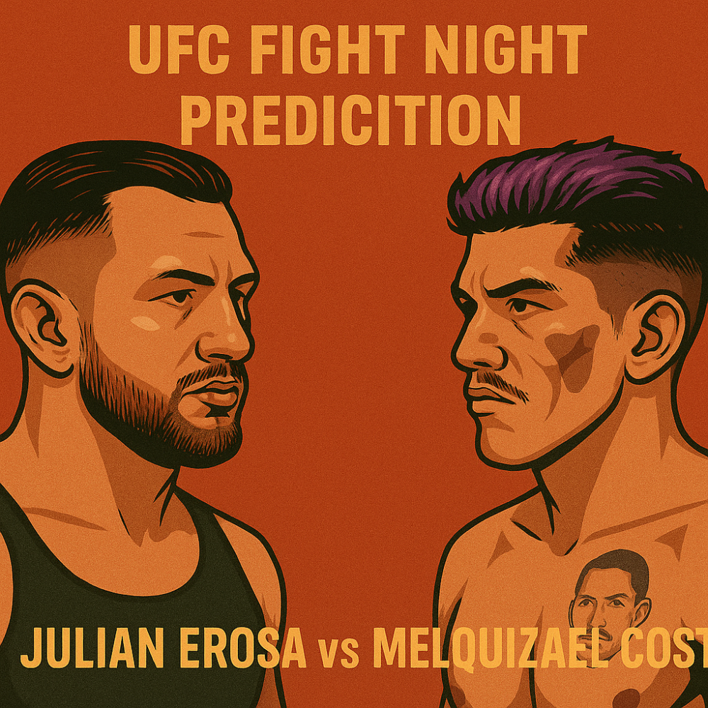 UFC Fight Night: Julian Erosa vs Melquizael Costa Prediction, May 17, 2025