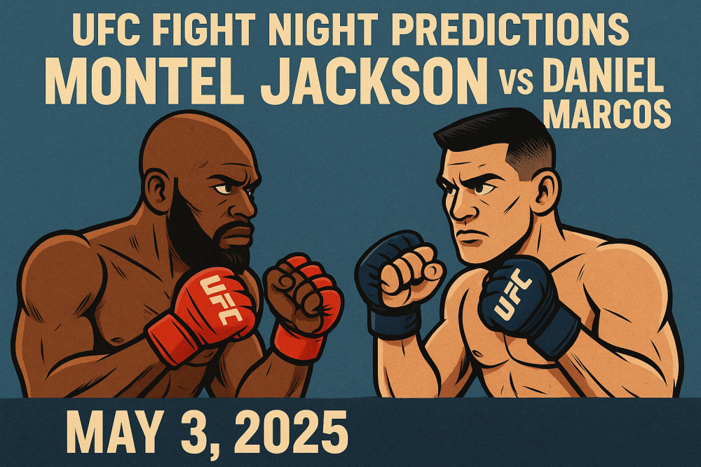 UFC Fight Night Predictions: Montel Jackson vs Daniel Marcos, May 3, 2025