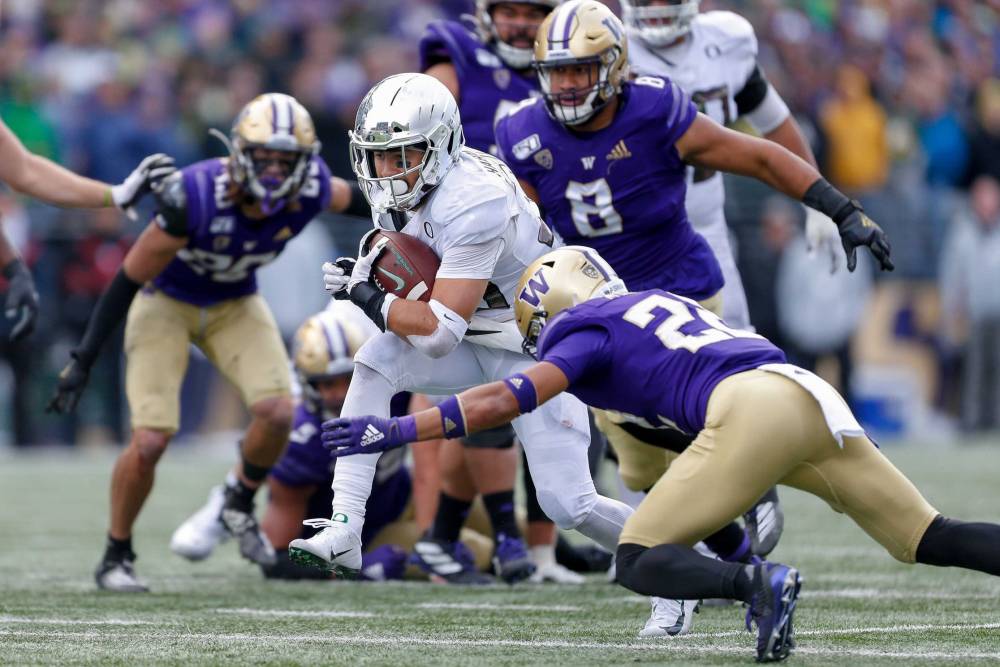 Washington vs Oregon Prediction NCAAF Picks 12/1
