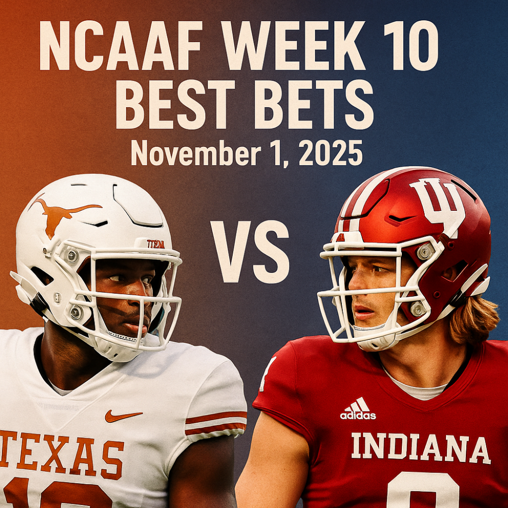 NCAAF Week 10 Best Bets, November 1, 2025
