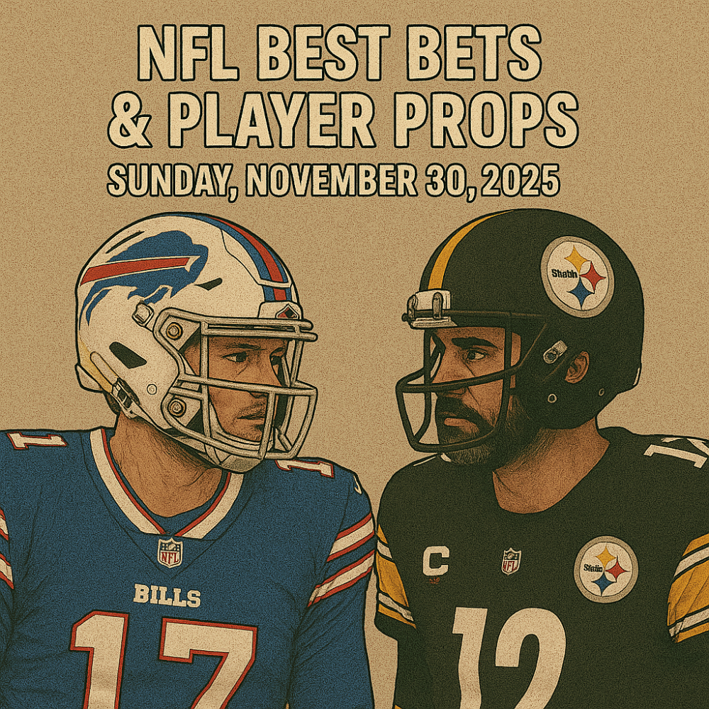 NFL Best Bets & Player Props Sunday, November 30, 2025