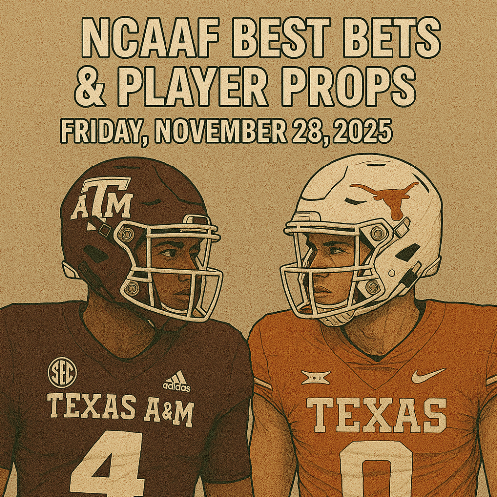 NCAAF Best Bets & Player Props Friday, November 28, 2025
