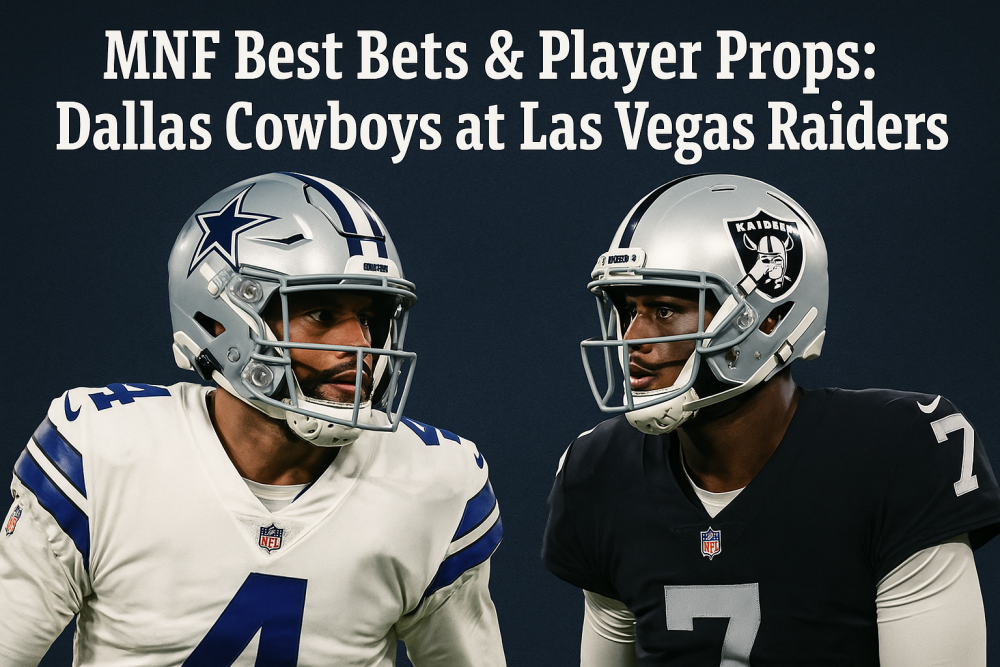 MNF Best Bets & Player Props: Dallas Cowboys at Las Vegas Raiders