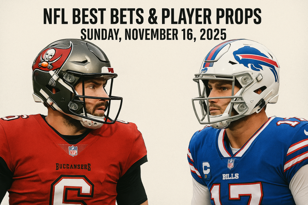 NFL Best Bets & Player Props Sunday, November 16, 2025