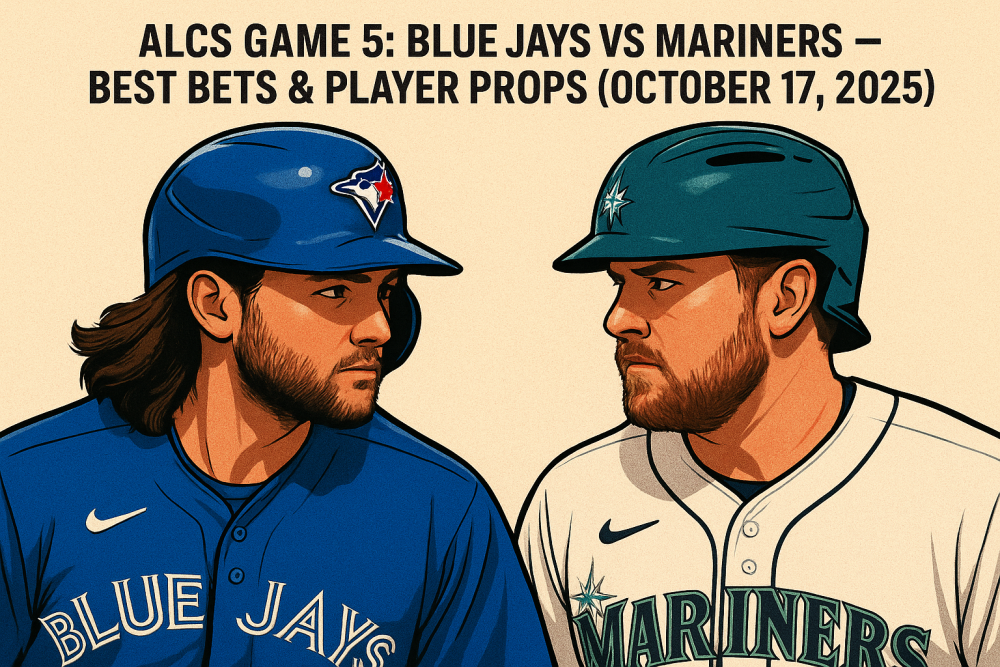 ALCS Game 5: Blue Jays vs Mariners — Best Bets & Player Props (October 17, 2025)