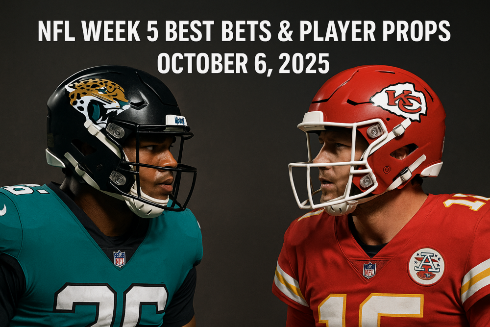 NFL Week 5 Best Bets & Player Props, October 6, 2025