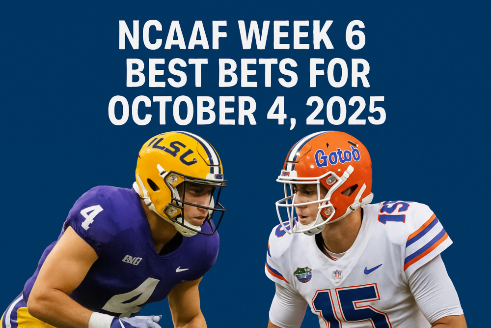 NCAAF Week 6 Best Bets for October 4, 2025