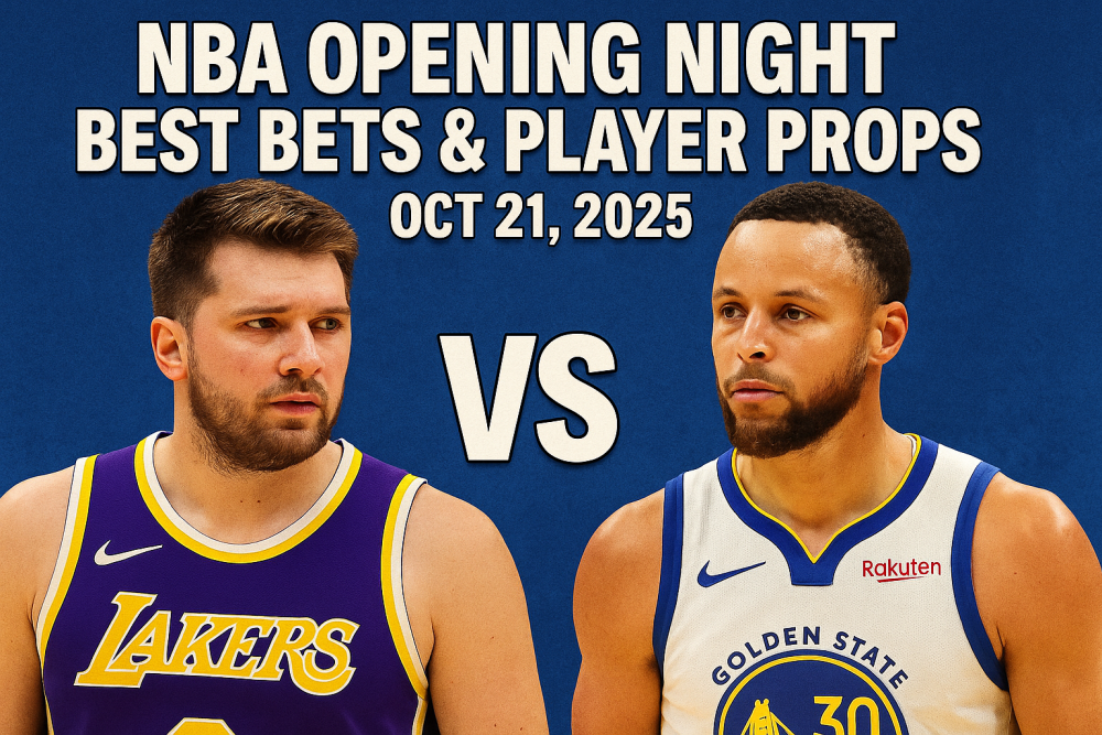 NBA Opening Night Best Bets & Player Props (Oct 21, 2025)